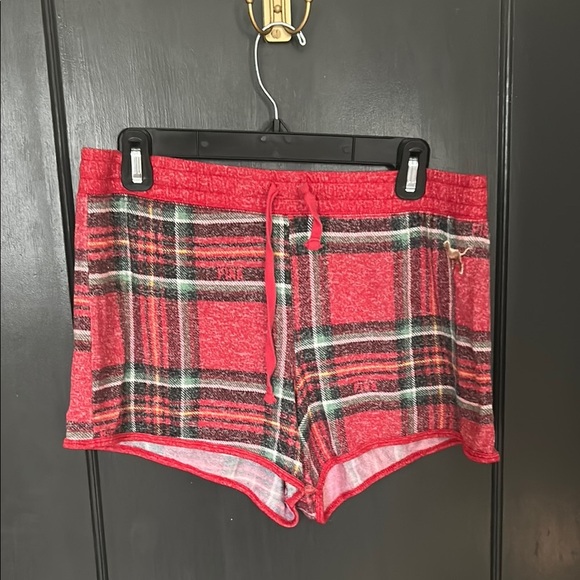 PINK Victoria's Secret Other - Red Plaid Pink by VS Lounge Shorts